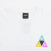HUF Prism Triple Triangle Long Sleeve T-Shirt - White / Black thumbnail