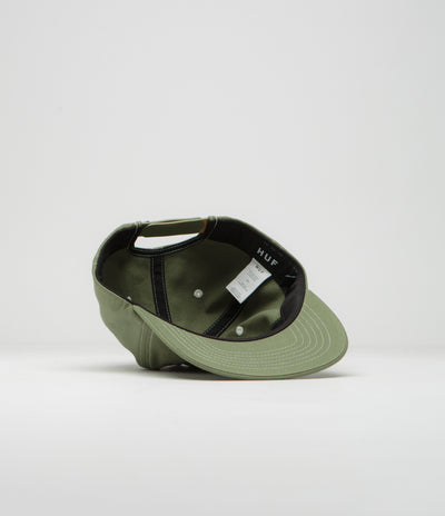HUF Set TT Cap in Light Olive and White