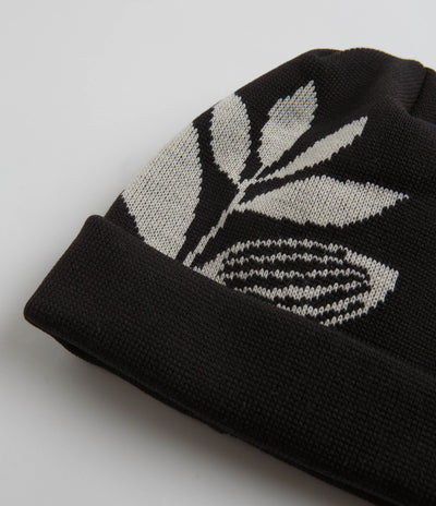 Magenta Plantasia Knit Beanie - Black