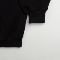 Magenta Whale Plant Hoodie - Black thumbnail