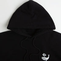Magenta Whale Plant Hoodie - Black thumbnail