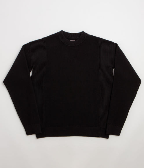 Maharishi Knitted Crewneck Sweatshirt - Black