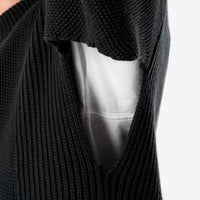 Maharishi Knitted Crewneck Sweatshirt - Black thumbnail