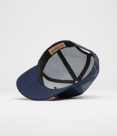 Mollusk Country Sun Trucker Cap in Navy