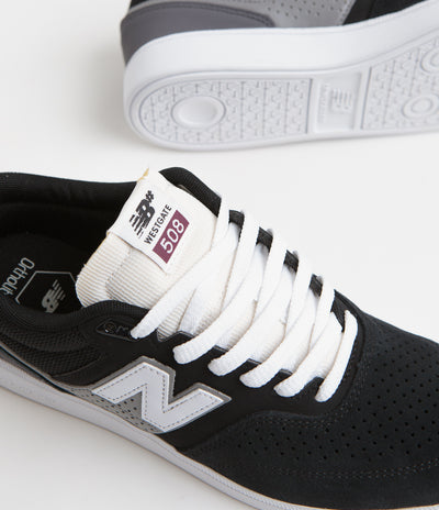 New Balance Numeric 508 Brandon Westgate Shoes - Black / White