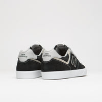 New Balance Numeric 574 Shoes in Black and Grey thumbnail
