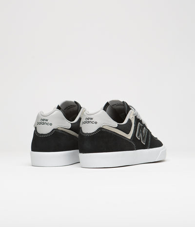 New Balance Numeric 574 Shoes in Black and Grey