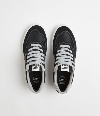New Balance Numeric 574 Shoes in Black and Grey