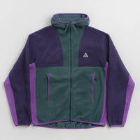 Nike ACG Wolf Tree Full Zip Hoodie - Deep Jungle / Purple Ink / Summit White thumbnail