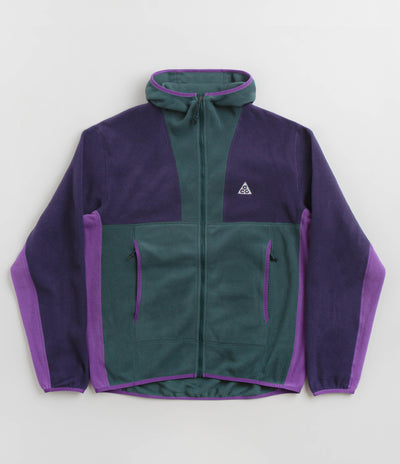 Nike ACG Wolf Tree Full Zip Hoodie - Deep Jungle / Purple Ink / Summit White