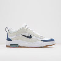Nike SB Air Max Ishod Shoes in White and Navy and Summit White - Black thumbnail