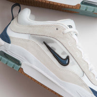 Nike SB Air Max Ishod Shoes - White / Navy - Summit White - Black thumbnail