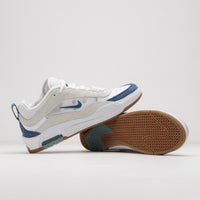 Nike SB Air Max Ishod Shoes in White and Navy and Summit White - Black thumbnail
