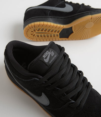 Nike SB Dunk Low Pro 'Fog' Shoes - Black / Cool Grey - Black - Black