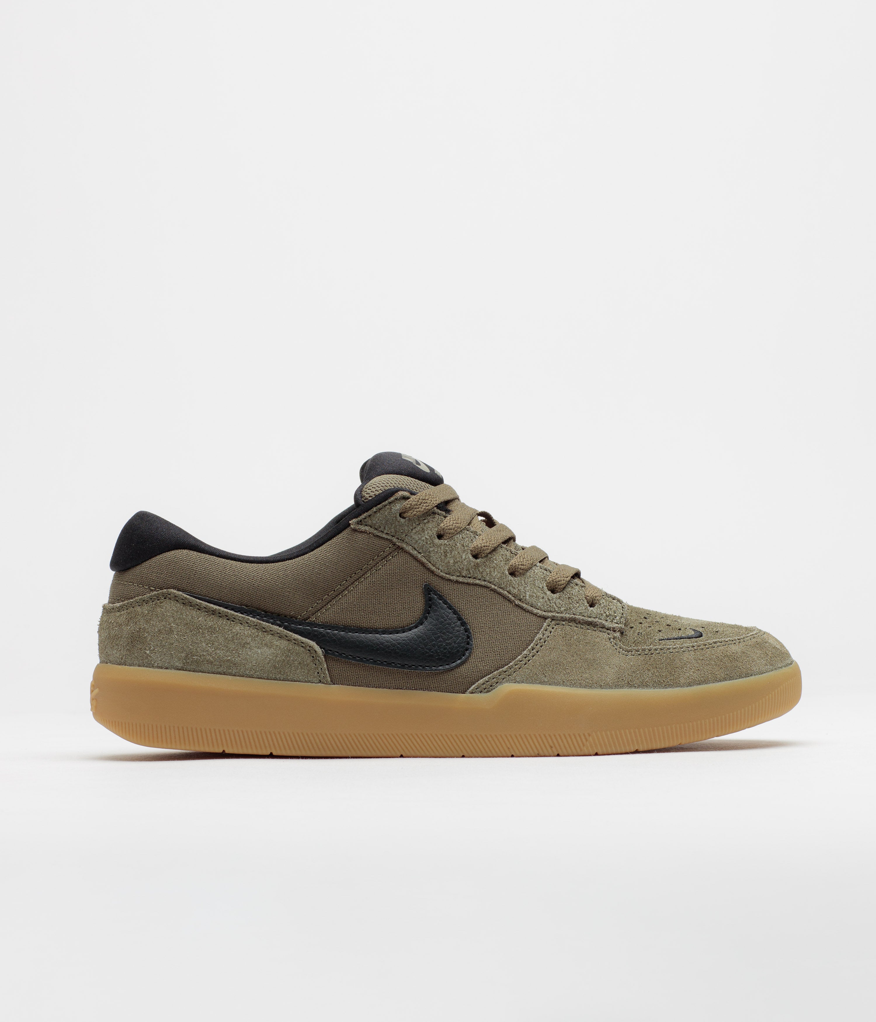 Nike SB Force 58 Shoes - Medium Olive / Black - Medium Olive