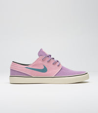 Nike SB Janoski OG+ Shoes in Lilac and Noise Aqua and Med Soft Pink