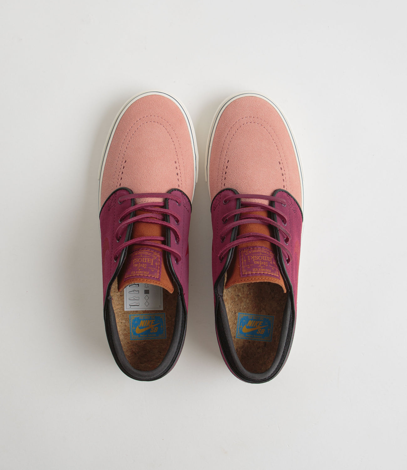 Nike SB Janoski OG+ Shoes - Red Stardust / Team Red - Rosewood | Flatspot