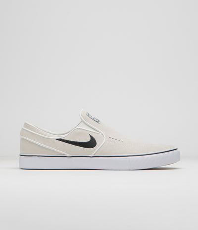 Nike SB Janoski+ Slip Shoes - Summit White / Black - Summit White - White