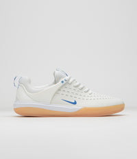 Nike SB Nyjah 3 Shoes in Summit White and Photo Blue and Summit White