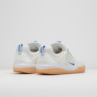Nike SB Nyjah 3 Shoes in Summit White and Photo Blue and Summit White thumbnail