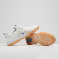 Nike SB Nyjah 3 Shoes in Summit White and Photo Blue and Summit White thumbnail