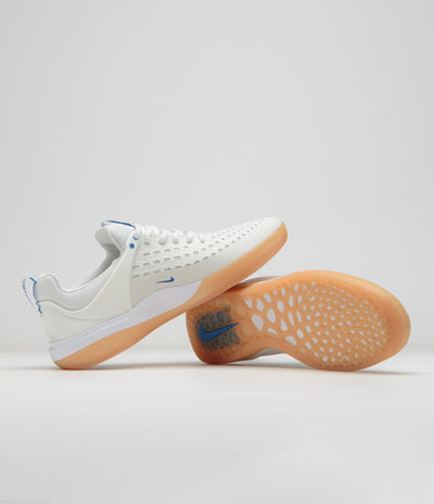Nike SB Nyjah 3 Shoes in Summit White and Photo Blue and Summit White