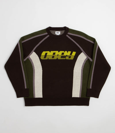 Obey Estadio Sweatshirt - Brown Multi