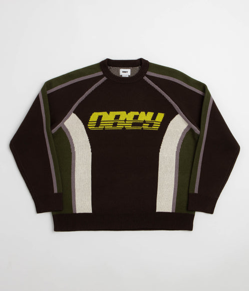 Obey Estadio Sweatshirt - Brown Multi