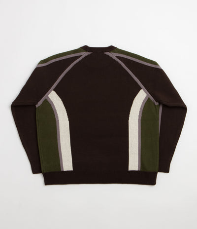 Obey Estadio Sweatshirt - Brown Multi