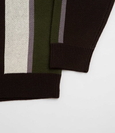 Obey Estadio Sweatshirt - Brown Multi