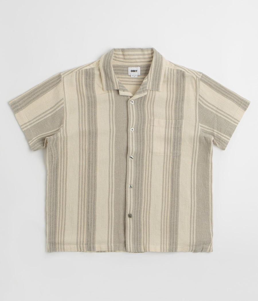 Obey Frazer Short Sleeve Shirt in Birch Multi
