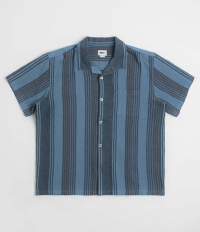 Obey Frazer Short Sleeve Shirt in Black Multi