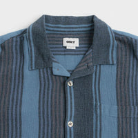 Obey Frazer Short Sleeve Shirt in Black Multi thumbnail