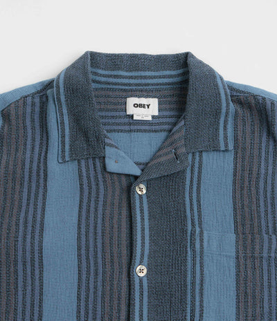 Obey Frazer Short Sleeve Shirt in Black Multi