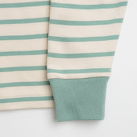 Parlez Shore YD Stripe Long Sleeve T-Shirt in Sage Shore thumbnail