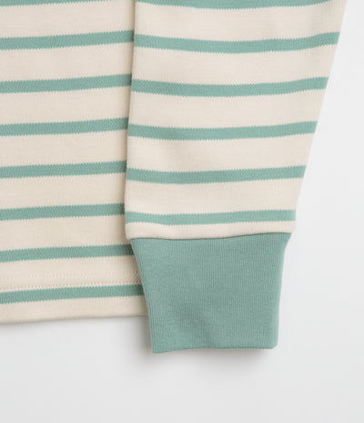 Parlez Shore YD Stripe Long Sleeve T-Shirt in Sage Shore