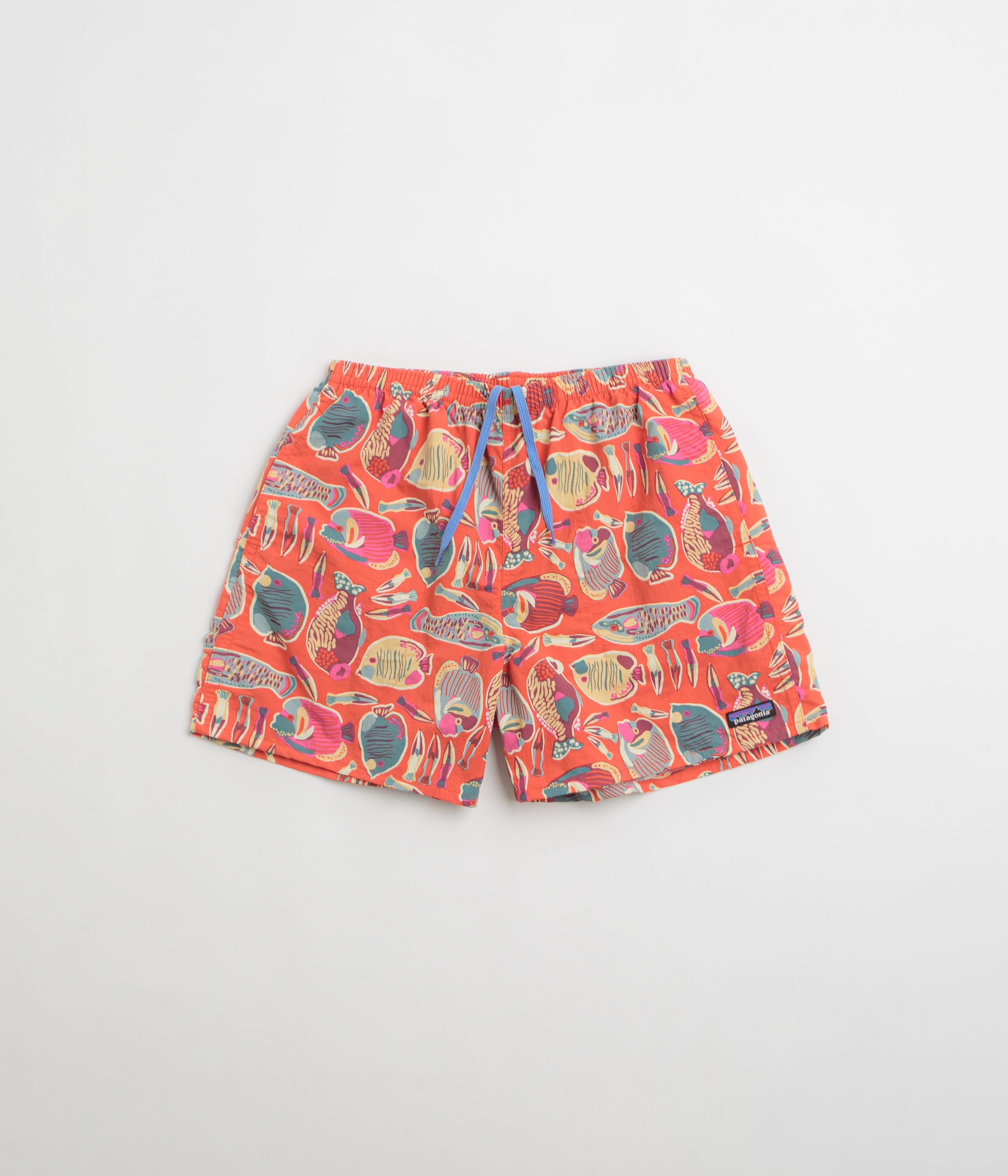 Patagonia Baggies 5" Shorts in Wrasse: Pollinator Orange