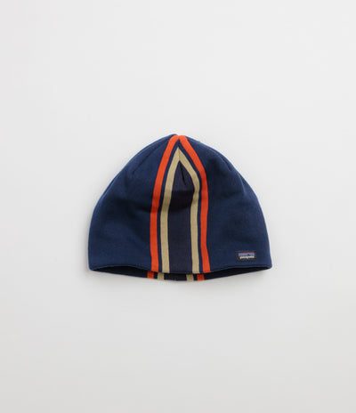 Patagonia Beanie in Speed Stripe: Clement Blue