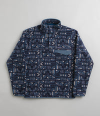 Patagonia Lightweight Synchilla Snap-T Fleece in New Visions: New Navy