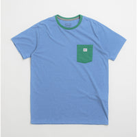 Patagonia Shop Sticker Pocket Responsibili-Tee T-Shirt in Abundant Blue thumbnail