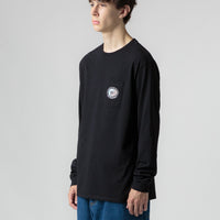 Patagonia Snowstitcher Pocket Responsibili-Tee Long Sleeve T-Shirt in Ink Black thumbnail