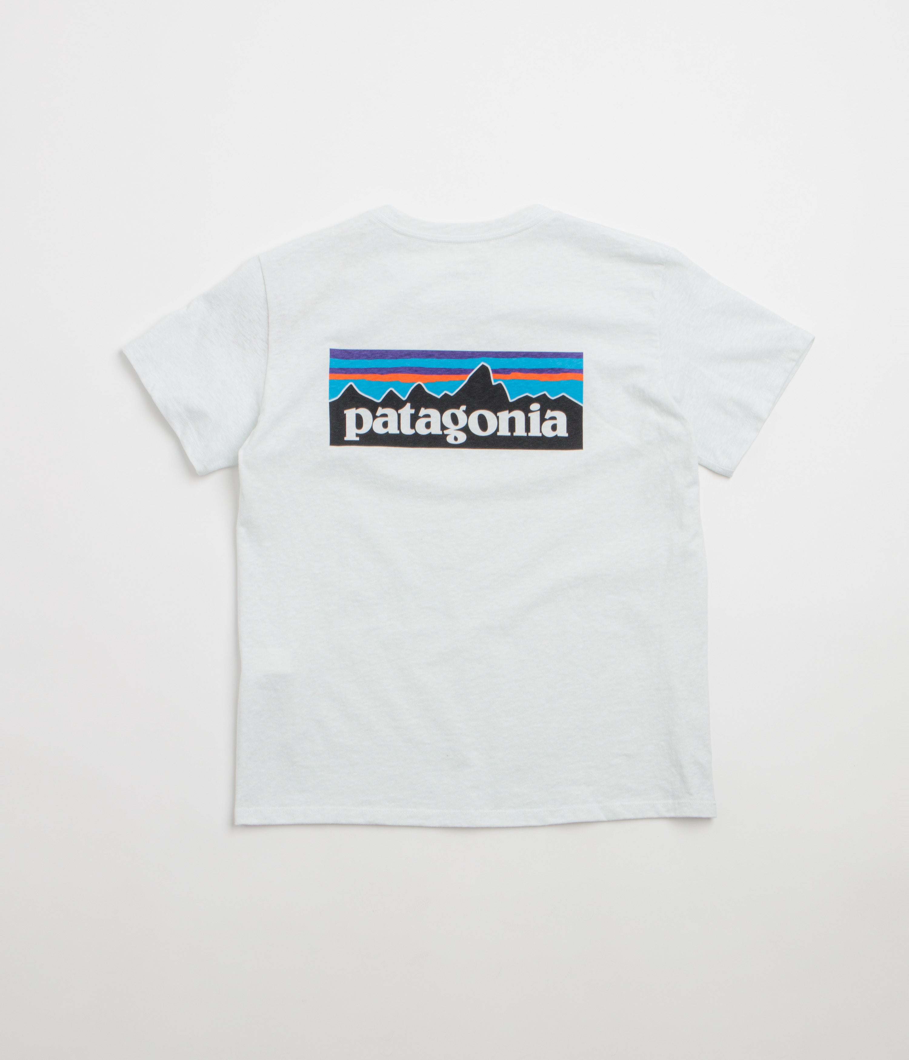 Patagonia Womens P-6 Logo Responsibili-Tee T-Shirt - Fiber White