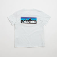 Patagonia Womens P-6 Logo Responsibili-Tee T-Shirt - Fiber White thumbnail