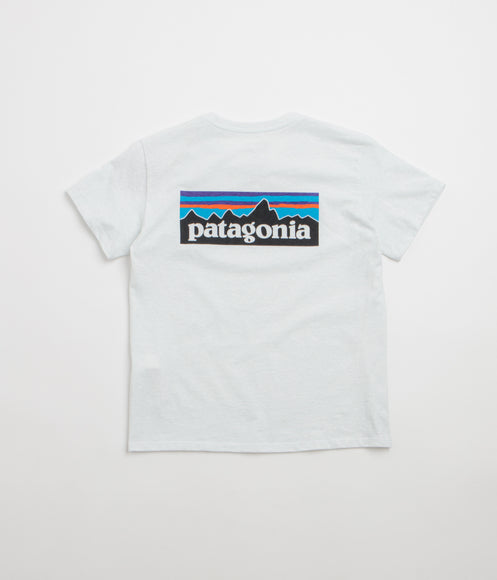 Patagonia Womens P-6 Logo Responsibili-Tee T-Shirt - Fiber White