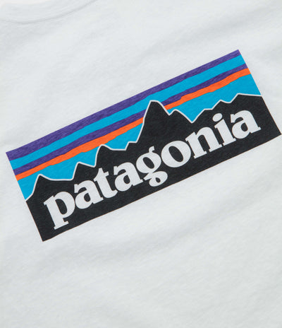 Patagonia Womens P-6 Logo Responsibili-Tee T-Shirt - Fiber White