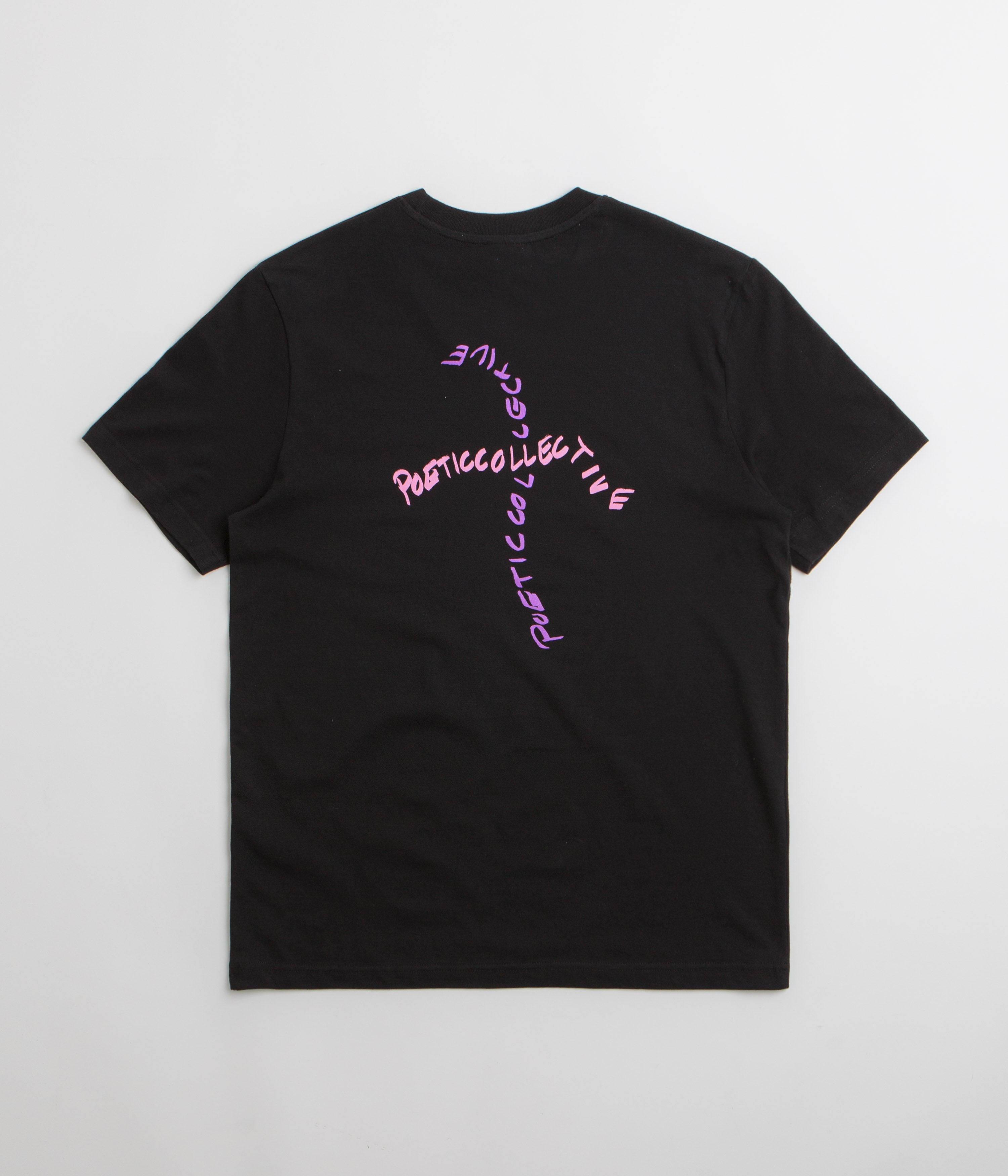 【POETIC COLLECTIVE】 PAINTING T-SHIRT - BLACK Poetic Collective Cross T-Shirt - Black | Flatspot