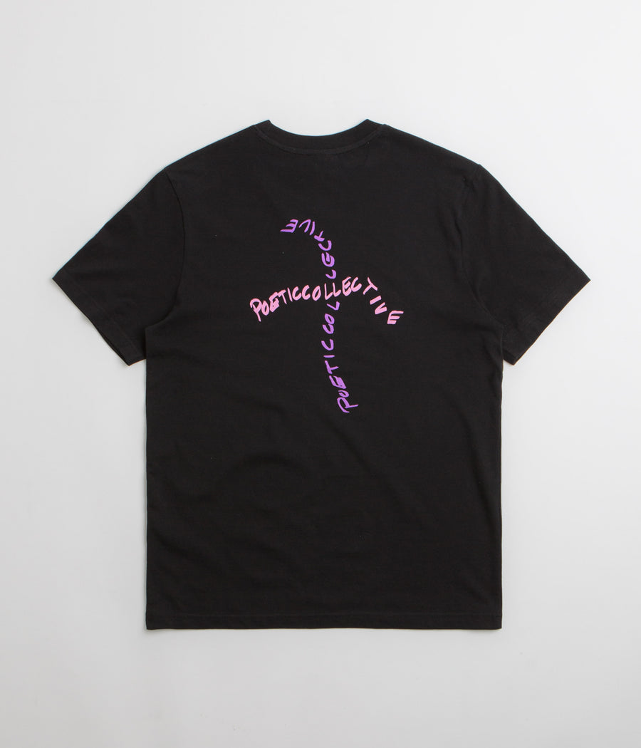 Poetic Collective Cross T-Shirt in Black