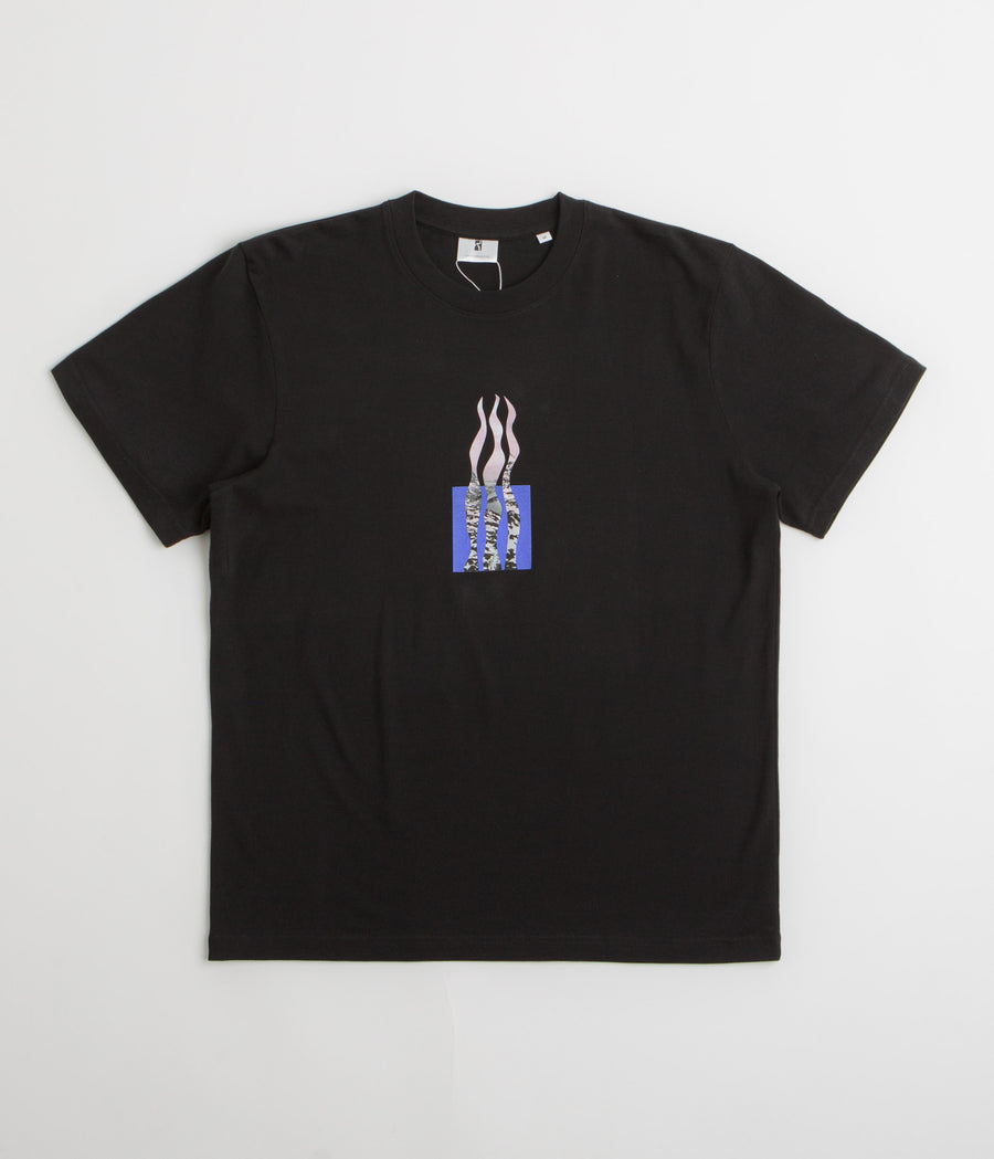 Poetic Collective Flames T-Shirt in Black