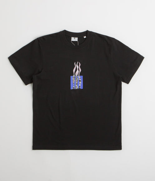 Poetic Collective Flames T-Shirt - Black