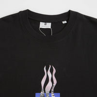 Poetic Collective Flames T-Shirt - Black thumbnail
